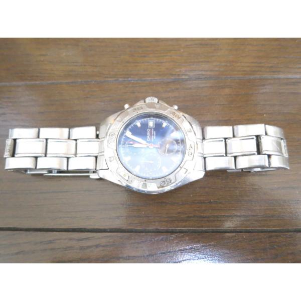 カシオ CASIO 腕時計 MTD-10323 青文字盤 QZ アナデジ CHRONOGRAPH 1...