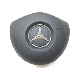 希少ステッチタイプ! R231 SL純正 革 ステアリング 運転席 エアバック