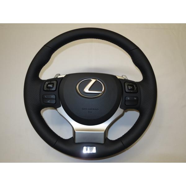 新品!! パドルシフト!CT CT200h 後期 Fスポーツ 純正 革 ステアリング ヒーター エア...