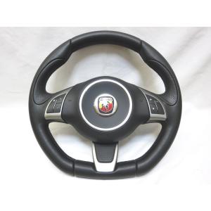 アバルト アバルト純正595/695アバルト用ステアリングカーボン