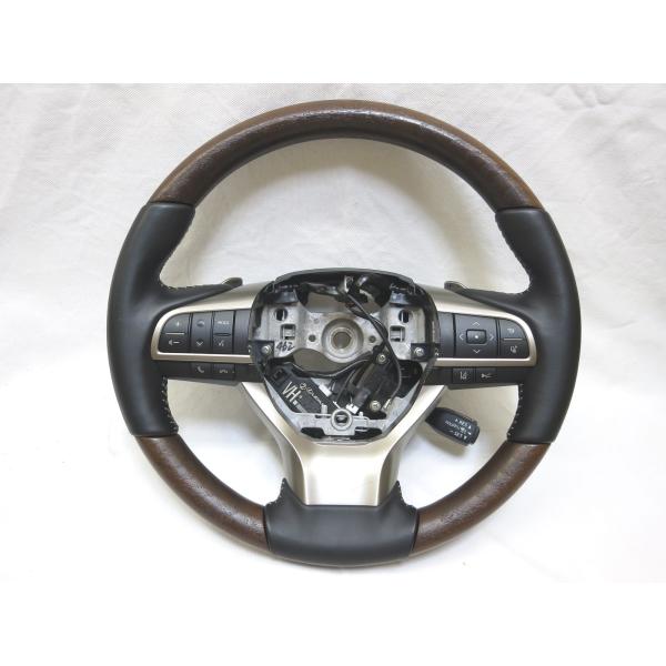 希少!ヒーター付! RX 20系 純正 艶消し茶 本杢 ウッド ステアリング ハンドル GS 4代目...