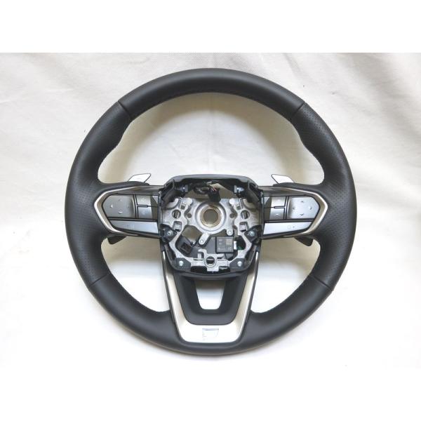 新同! NX 2代目AZ20型 2021-Fスポーツ 純正 革 ステアリング ハンドル パドル ヒー...