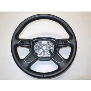 ダブルステッチ! SQ5(FY)アウディ 純正 S-line 革 ステアリング