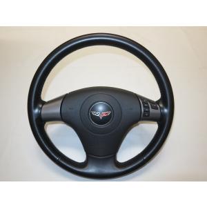 C6 コルベット シボレー 純正 革 ステアリング ハンドル エアバック