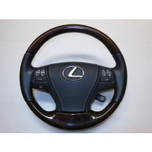 LS レクサス LS460 LS600h 後期 Fスポーツ 純正 革 ステアリング エア