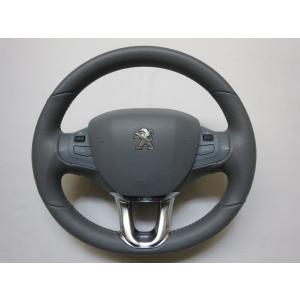 希少！小径！ 34.5！プジョー 208 GTI 純正 革 ステアリング