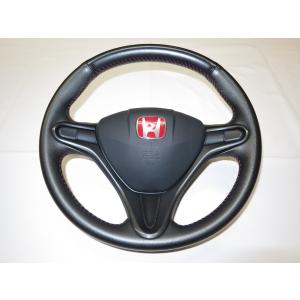 美品 日産 純正オプション MOMOステアリング エアバック付き モモ momo 日産純正OP オプション 革 ステアリング エアバック