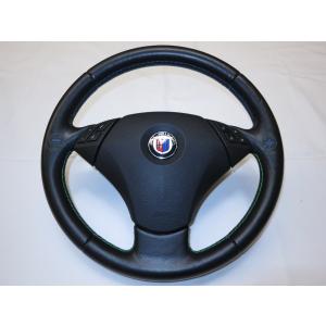 【値下げ】美品　シビックタイプR FD2 純正　ステアリング　レザー　ハンドル　 美品! シビック FD2 タイプR 純正 革 ステアリング ハンドル エア