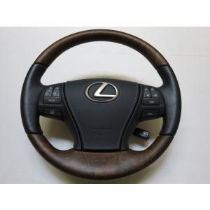 LS レクサス LS460 LS600h 後期 Fスポーツ 純正 革 ステアリング エア