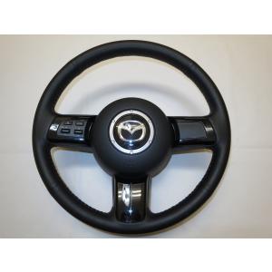 美品！ ロードスター NCEC NC 純正 革 ステアリング ハンドル