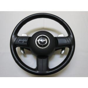 RX7 RX-7 RXー7 FD3S 純正 革 ステアリング ハンドル エアバック