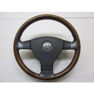美品! パドル付! T-Cross Tクロス ワーゲン 純正 革 ステアリング