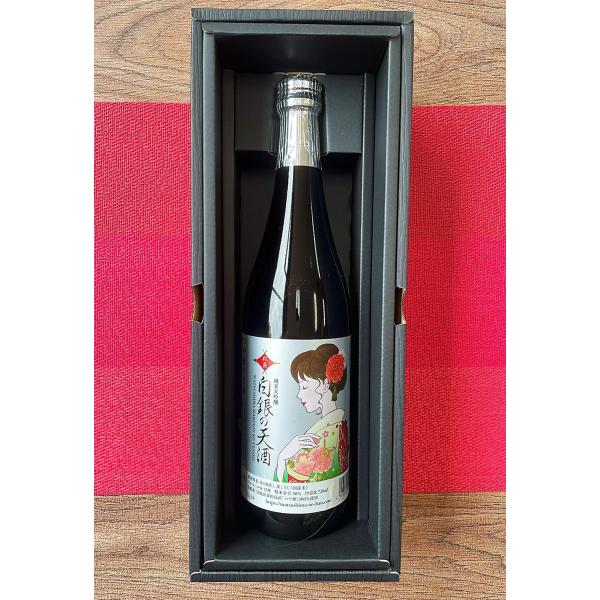 【塩釜 阿部勘酒造 製造】日本酒 ギフト プレミア 【松島】 純米大吟醸酒 白銀の天酒（銀ラベル） ...