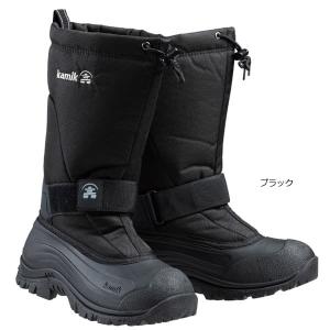 カミック 【即日発送】Kamik カヌック ブラック メンズ スノーブーツ