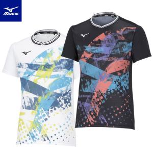 ミズノ ゲームシャツ メンズ 男女兼用 62JAA040 テニス ソフトテニス バドミントンの商品画像