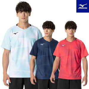 メンズテニスゲームシャツ　Lサイズ❣️ MIZUNO（ミズノ） 【メール便可】ミズノ ゲームシャツ メンズ 男女兼用