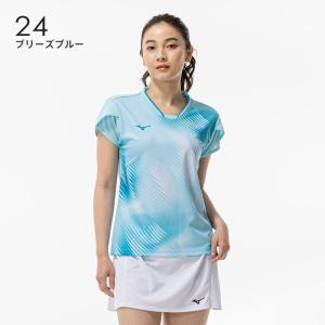 【メール便可】ミズノ ゲームシャツ レディース...の詳細画像3