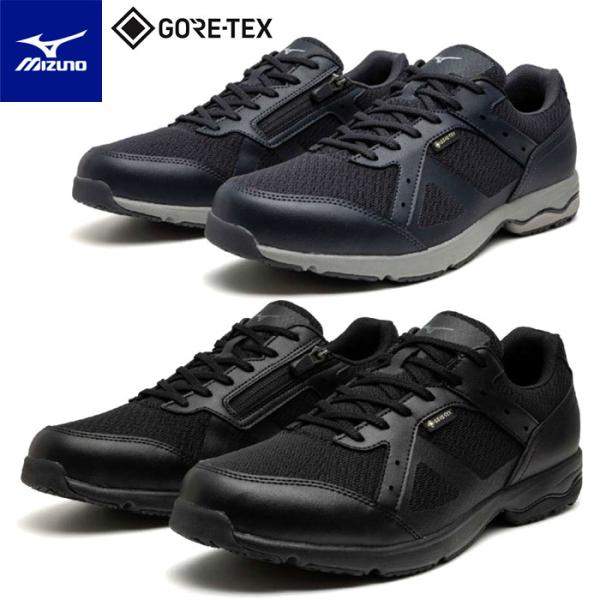 送料無料 ミズノ ウォーキングシューズ メンズ レディース 幅広4E 防水 B1GC2501 LDア...