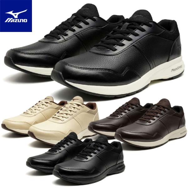 送料無料 ミズノ ウォーキングシューズ メンズ ビジネス ME-NS レザースニーカー B1GE24...