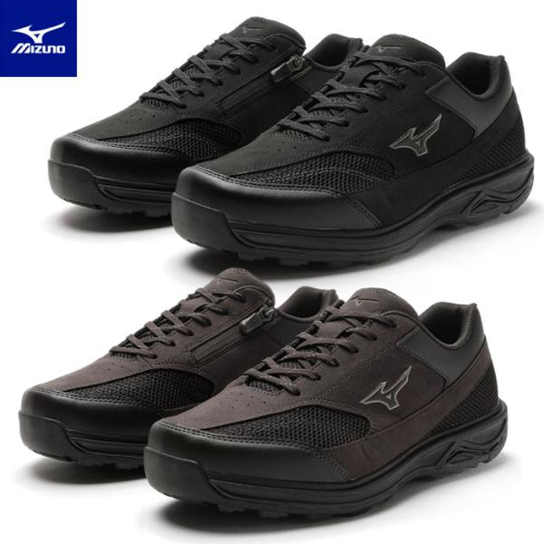 送料無料 ミズノ ウォーキングシューズ メンズ 6E 幅広 甲高 メッシュ NR320 M B1GX...