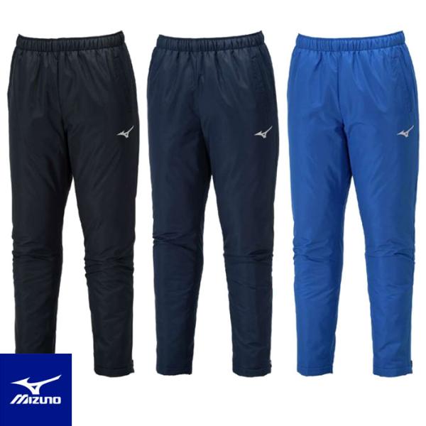 送料無料 ミズノ 中綿ウォーマーパンツ ジュニア ウインドブレーカー はっ水 トレーニングウェア P...