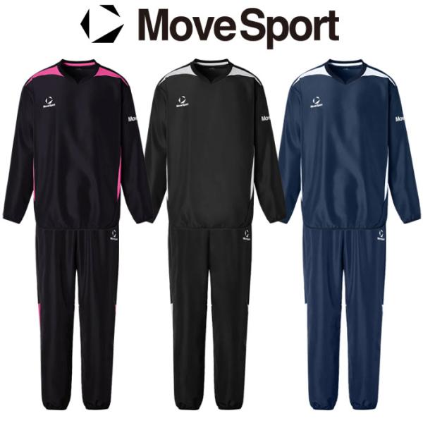 送料無料 デサント ムーブスポーツ ピステ上下 メンズ 長袖 トレーニングウエア ST6SWBT1M...