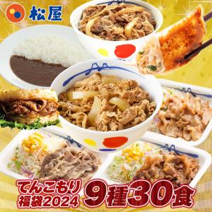 【1食209円！単品合計価格15,750円→6,290円！】2024年 松屋のてんこもり福袋！9種30食入り 冷凍食品 保存食 一人暮らし 牛丼 まつや｜matsuyafoods