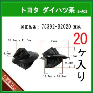 トヨタ ダイハツ系　20個　ロッカーパネルモールクリップ