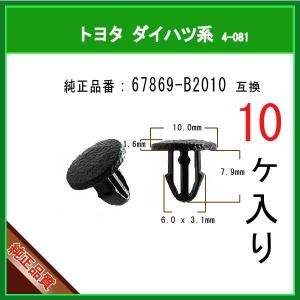 トヨタ ダイハツ系　10個 カウルパネルクリップ モールクリップ