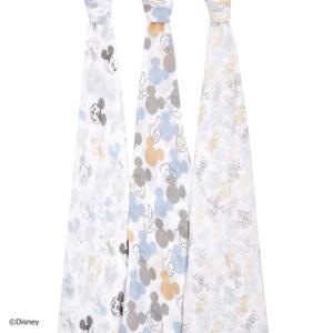 aden&anais スワドル3枚パック mickey+minnie 3-pack classic swaddles エイデンアンドアネイ 出産祝い