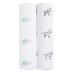 aden&anais オーガニック スワドル 2枚パック アニマルキングダム animal kingdom エイデンアンドアネイ 出産祝い プレゼン