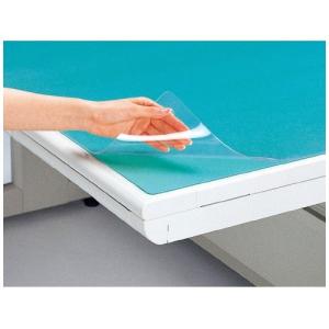 41081　PLUS　塩ビデスクマットＷ型 6号　DM-006W　訳アリ　箱ダメージ