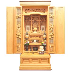 仏壇 唐木 仏具 セット 屋久杉 椿 (つばき...の詳細画像1