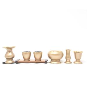 織田幸銅器 香炉 獅子蓋象耳(唐子遊び) 61-05 : サンワショッピング