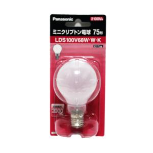 Panasonic（パナソニック） LDS110V54WCK25K ミニクリプトン電球 110V