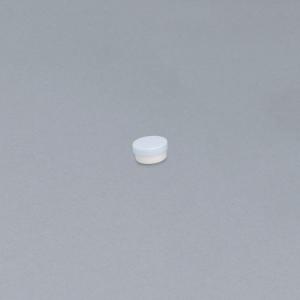 軟膏容器プラ壷A-1号 キャップ：白 5．5CC 1箱 エムアイケミカル 08-2975-0102