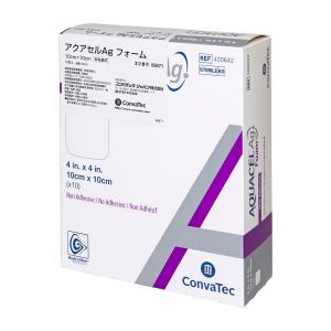 アクアセルAgフォーム 非粘着式  09671 10X10CM 10マイ ドレッシング材 24-9978-01 コンバテックジャパン