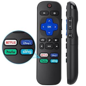 Universal TV Remote Compatible for Roku TV, Replacement for TCL/Hisense/Onn