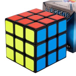 3D Cube:Best 3x3 Puzzle Magic Toy;Super-Durable,Smooth Vivid Colors,Turns Q