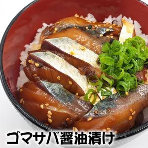 さかな屋自家製！とろけるゴマサバの醤油漬け（冷凍）１人前　国産（山陰浜坂産）脂がのったゴマサバを使用しております。（さば、鯖、漬け丼）
