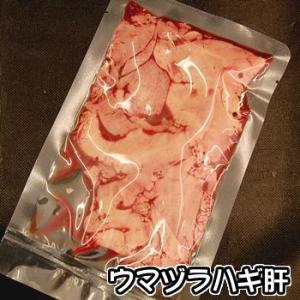 ウマヅラハギ肝（冷凍）約100g　（浜坂産）（うまづらはぎ、中甲、チュウコウ、キモ、ハゲ、カワハギ、かわはぎ）