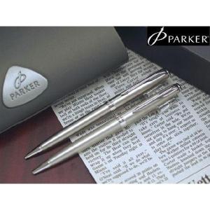 PARKER パーカー ボールペン＆シャープペンセット ソネットステンレススチールCT｜maturi-japan