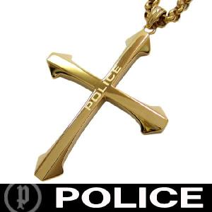 POLICE ポリス ネックレス クロス 十字架 ペンダント 24048PSG01 (AC)  あすつく｜maturi-japan