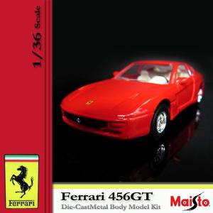 MAISTO マイスト FERRARI フェラーリ 456GT 1/36 Scale DIE CAST METAL BODY MODEL KID Red (3) あすつく｜maturi-japan