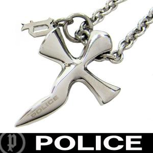 POLICE ポリス クロス 十字架 ネックレス ペンダント GRACE 20564PSS01 (1) あすつく｜maturi-japan