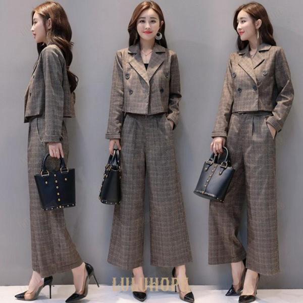 卒園式 セットアップ ママ 卒業式 母 入学式 入園式 スーツ レディース ワイドパンツ おしゃれ ...