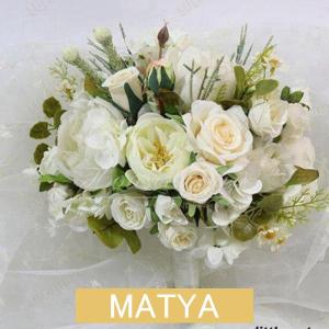 ◆ウエディングブーケ ブートニア 手首の花 結婚式 ローズ 造花 花嫁 ウェディング用 装飾品イミテーションの花 生け花アレンジメント