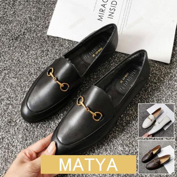 パンプス　レディース革靴　女性　フラット　春夏秋冬　オールシーズン　　疲れない　履きやすい　イギリス...