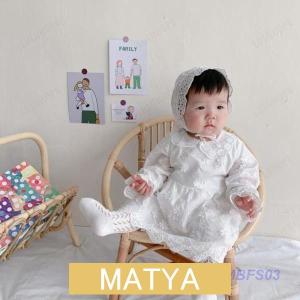 セレモニードレス ロンパース 新生児 ベビー服...の詳細画像1