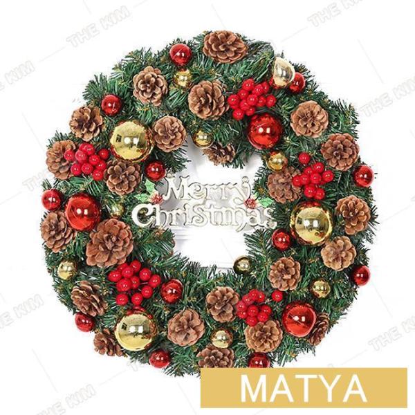 クリスマス リース 40cm 60cm 80cm 飾り ドライフラワー インテリア 壁掛け 雑貨 玄...